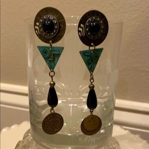 Vintage 1980s costume earrings